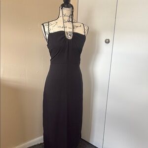 Abercrombie & Fitch Black Strapless Sheath Dress Cocktail